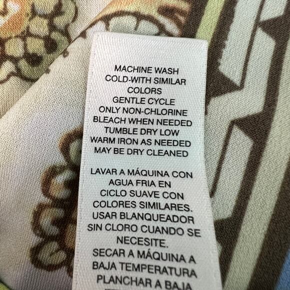 Chico's Patchwork Pull On Womens Pants Large Bohemian Free Spirited Hippie Beach - Picture 13 of 16